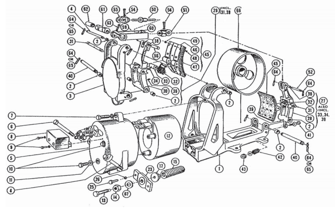 Clark 19" DC Magnetic Brake