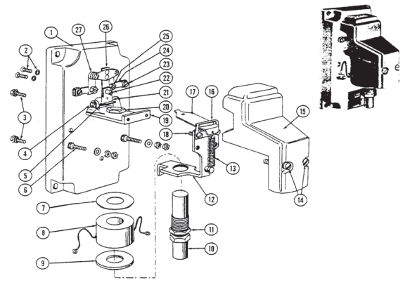 Clark Type XVR Relay