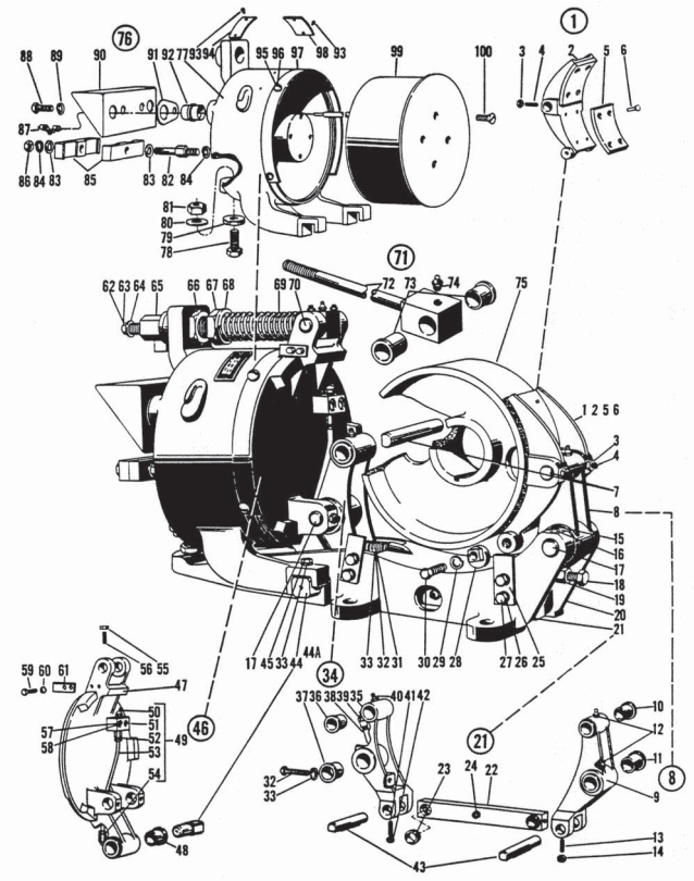 Square D Class 5010 10" Type WB Brake, Folio 5