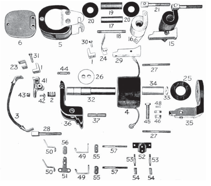 Clark D.C. Magnetic Contactor Form 100-4RT