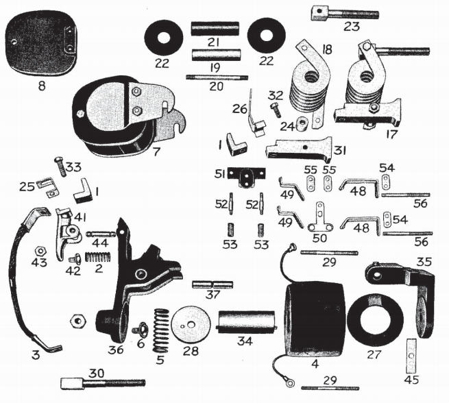 Clark D.C. Magnetic Contactor Form 600-5RS