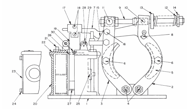 General Electric Form C103AA DC Magnetic Brake