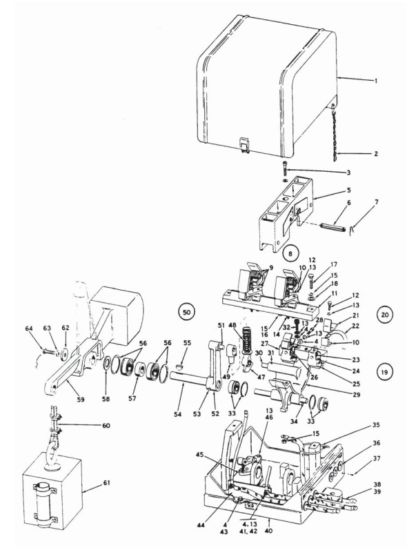 Square D No. 10 Youngstown Limit Switch AC/DC Type BG Series A