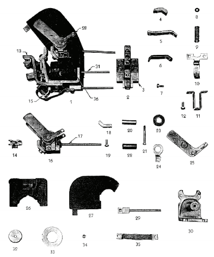 Westinghouse Type MD Frame 701 DC Magnetic Contactor